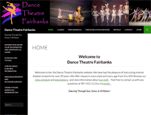 Tablet Screenshot of dancetheatrefairbanks.com